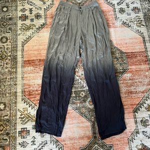 Raquel Allegra Gray and Black Ombre Pants
